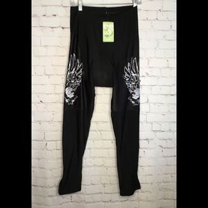 Padded Shockproof Blue Black Cycling Leggings Shorts‎ Men's Size XXL